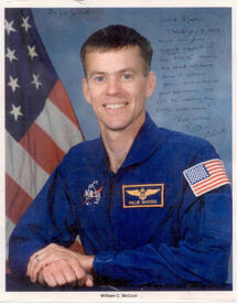 Astronaut William McCool: "Thank you very much for your great support to NASA mission."