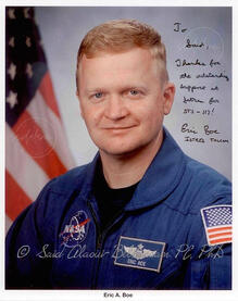 Astronaut Eric Boe: "Thanks for your outstanding support.:
